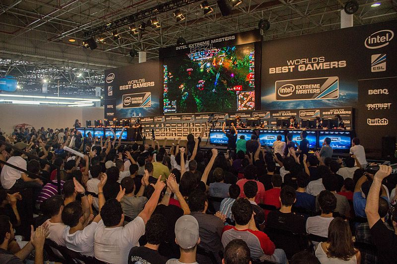 A match at Final Intel Extreme Masters World Best Gamers League Of Legends in Brazil - CC