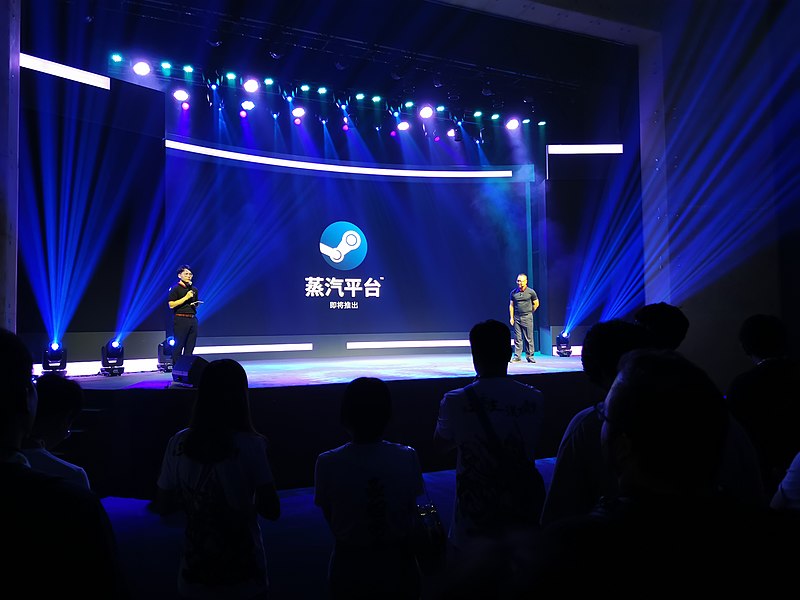 The Steam China launch event in August 2019 in Shanghai - CC BY-SA