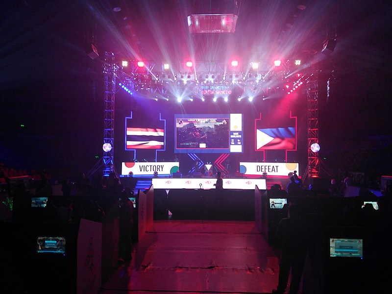 A match of Tekken 7 at the 2019 Southeast Asian Games. Esports was a medal event at the regional games which featured mostly traditional sports., tags: riot - CC BY-SA