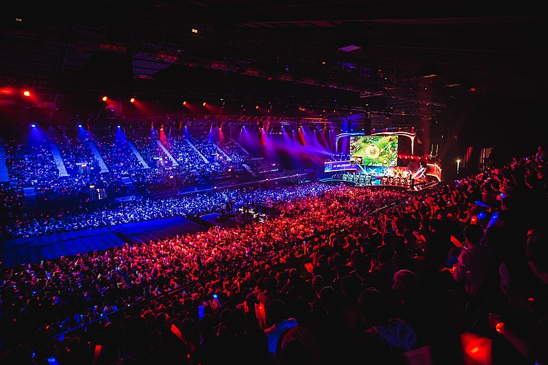 The 2015 League of Legends World Championship final in Berlin, tags: riot games - CC BY-SA